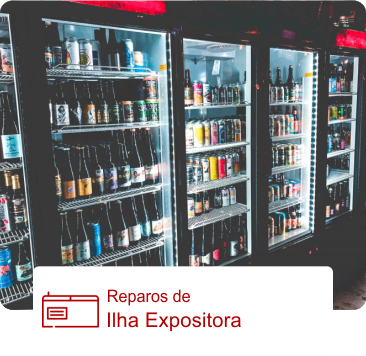 Reparos em Ilhas Expositoras